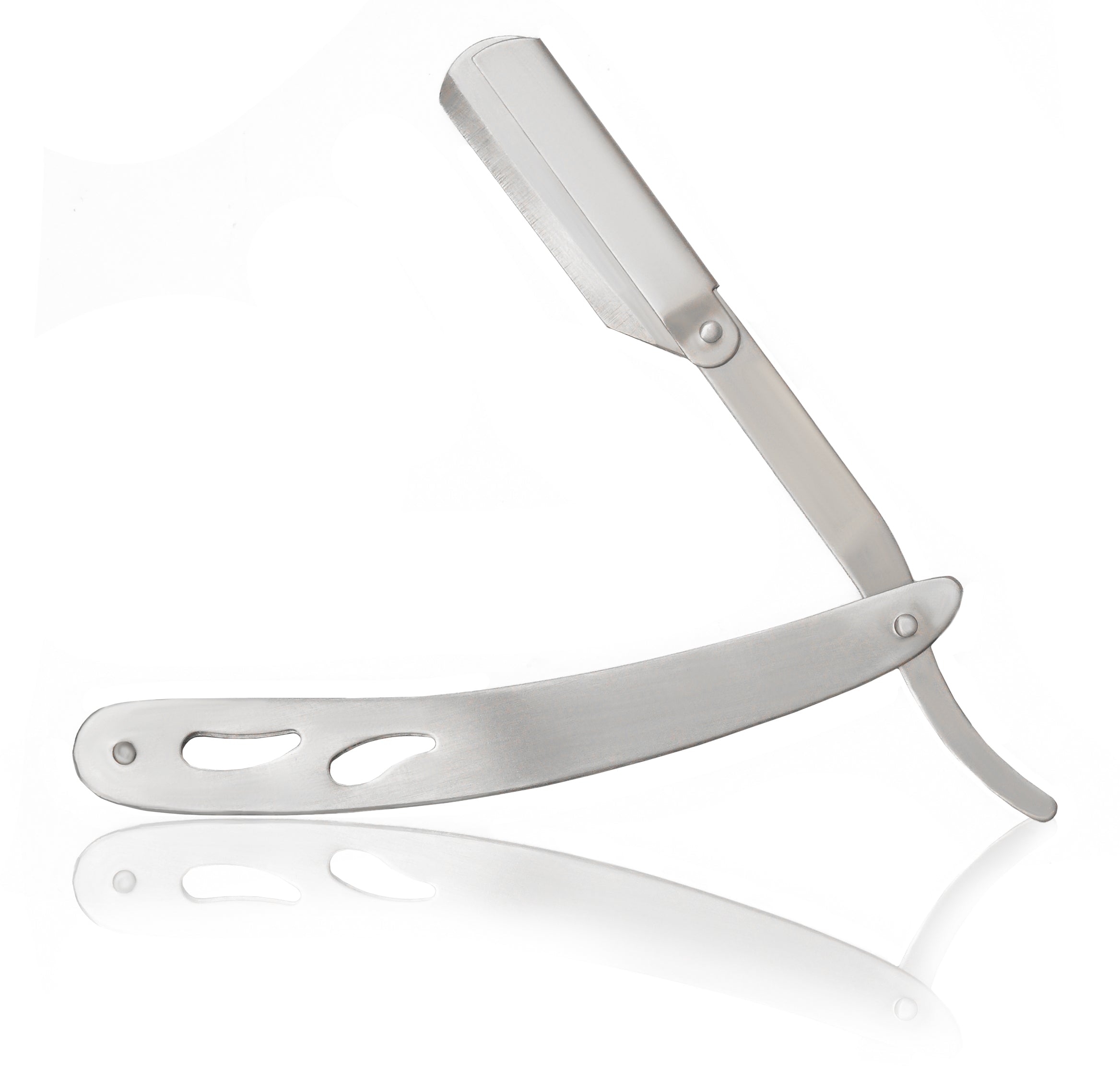 Silver SIgnature Folding Razor.