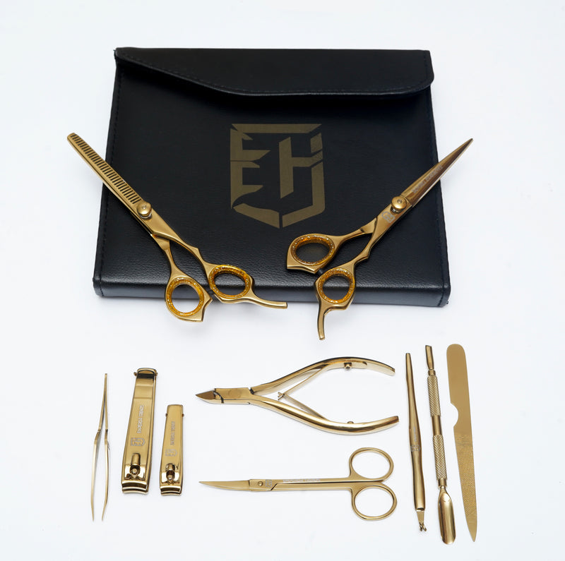 Golden Manicure and Styling Kit 10 in 1