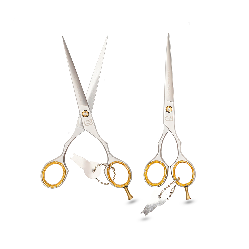 Silver and Gold Single Scissors 6.5 Inches