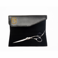 Curve Silver barber Scissors 7 Inches