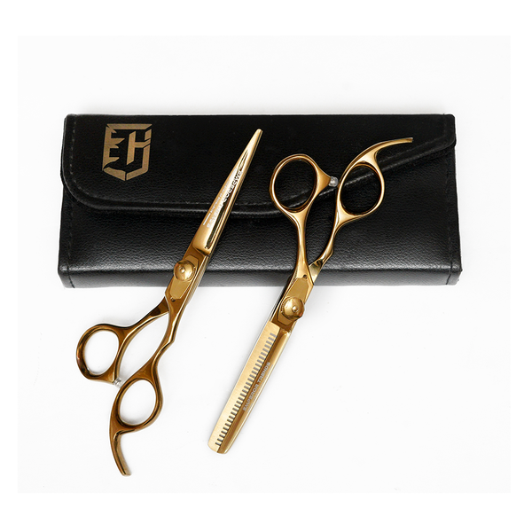 Golden Barber and Thinning Shears
