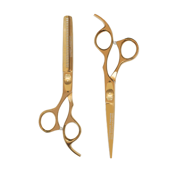 Golden Barber and Thinning Shears