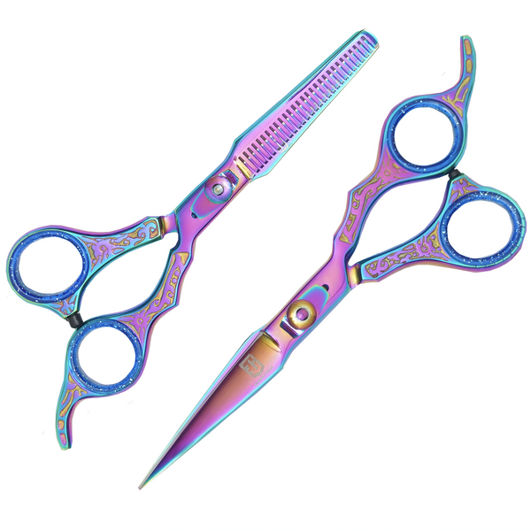 2 in 1 Colour Barber and Thinning Shear