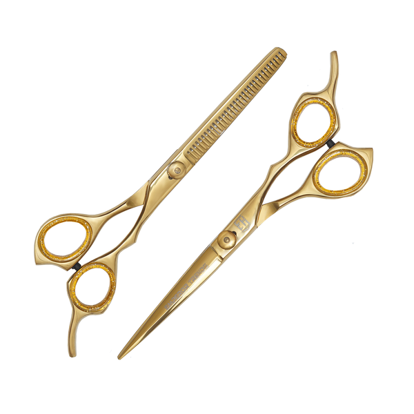 2 in 1 Golder Barber and Thinning Shears
