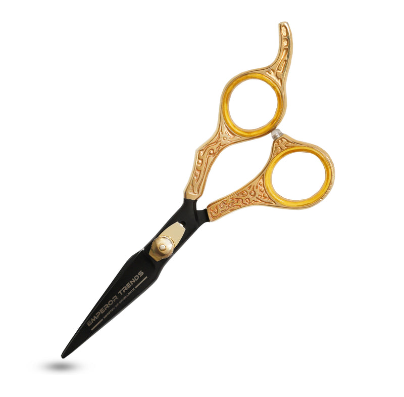 Black Golden Emperor's Edge Single Scissors