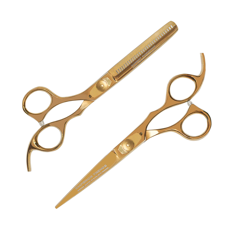 Golden Barber and Thinning Shears