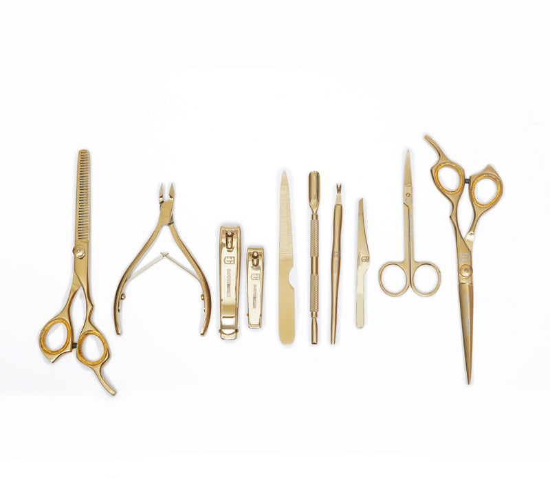 Golden Manicure and Styling Kit 10 in 1
