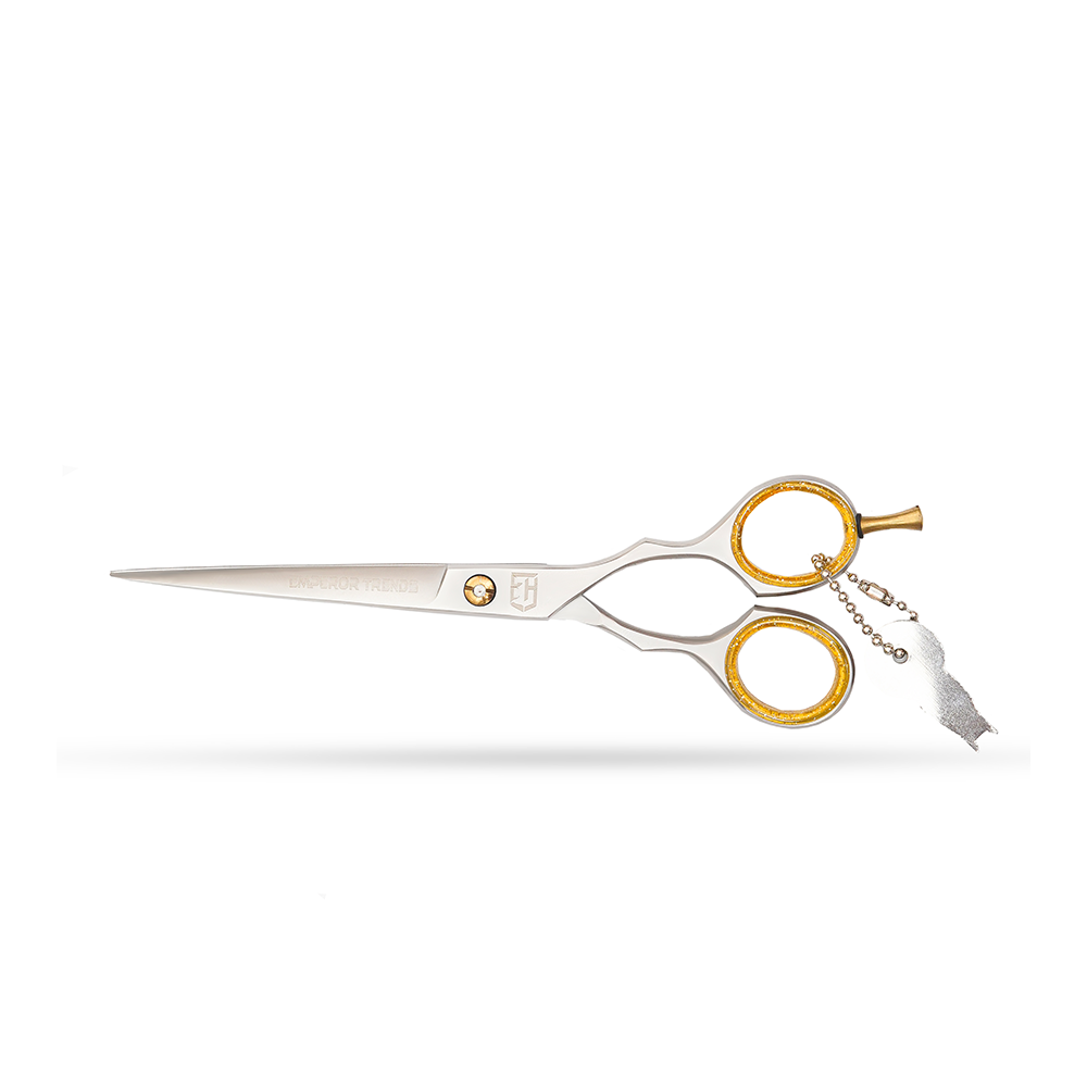 Silver and Gold Single Scissors 6.5 Inches