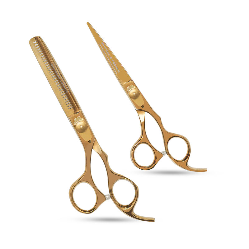Golden Barber and Thinning Shears