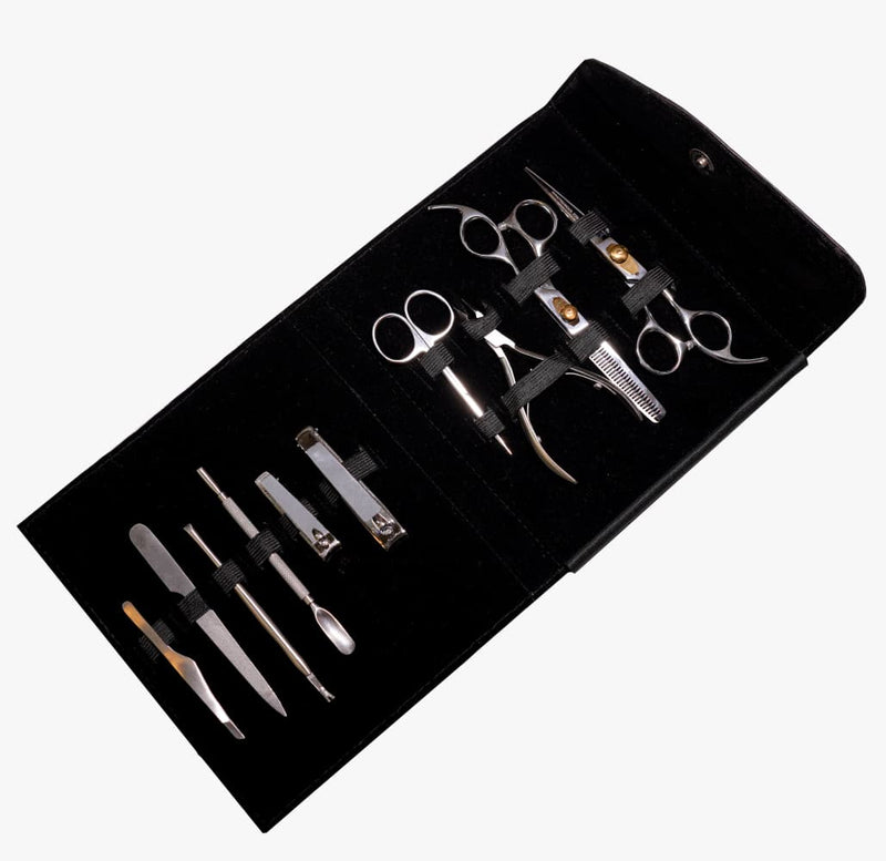 Silver Manicure and Styling Kit 10 in 1