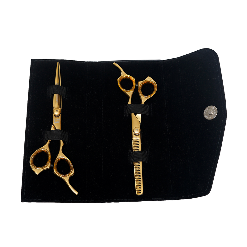 2 in 1 Golder Barber and Thinning Shears